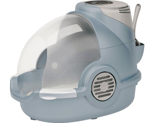 Oster cat toilet including electronic odor remover 65x45x48 cm blue-gray