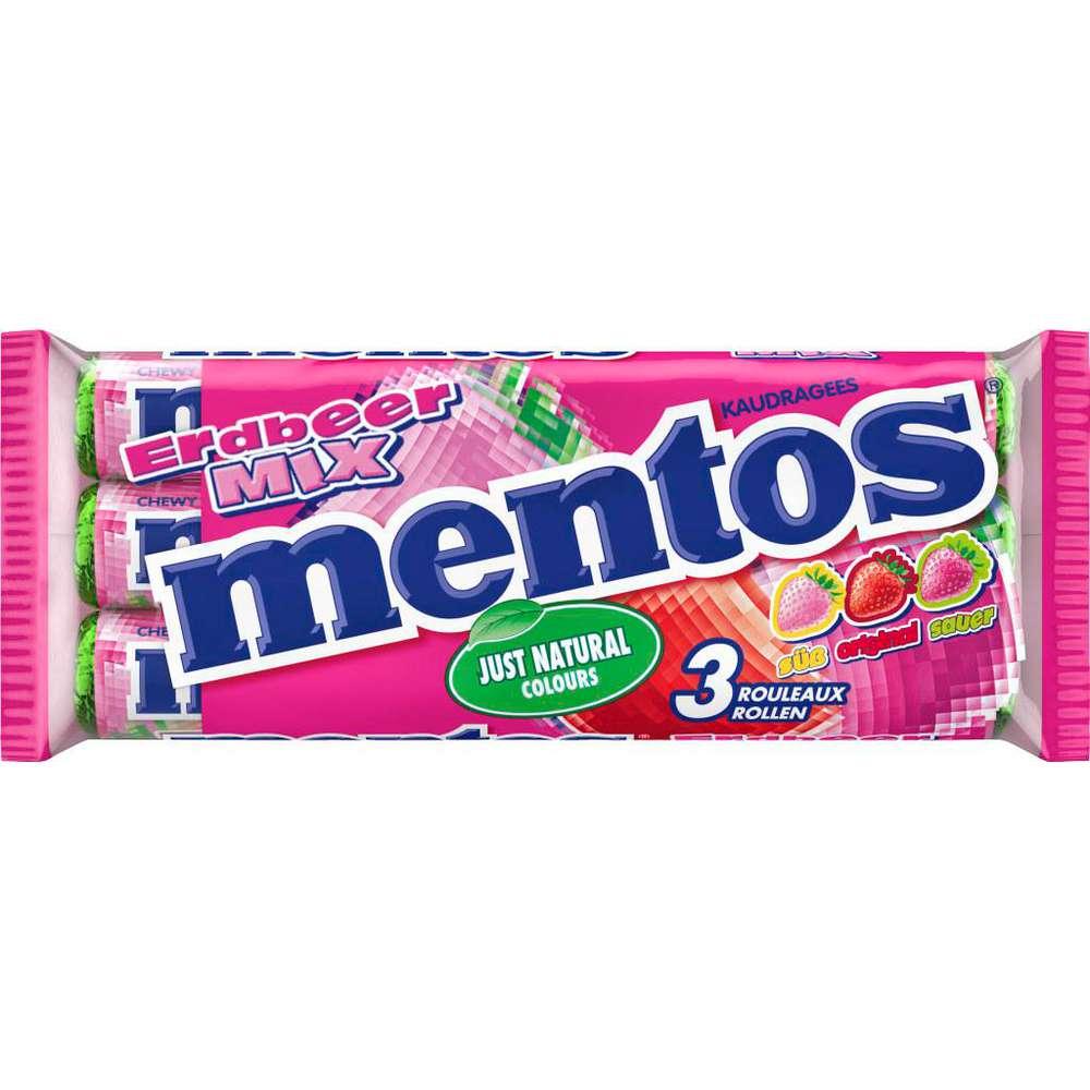 Chewy candies, strawberry mix