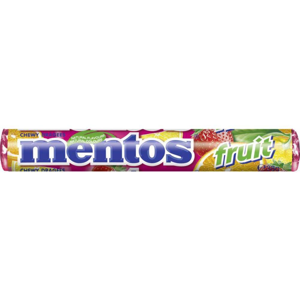 Chewable candies, fruit