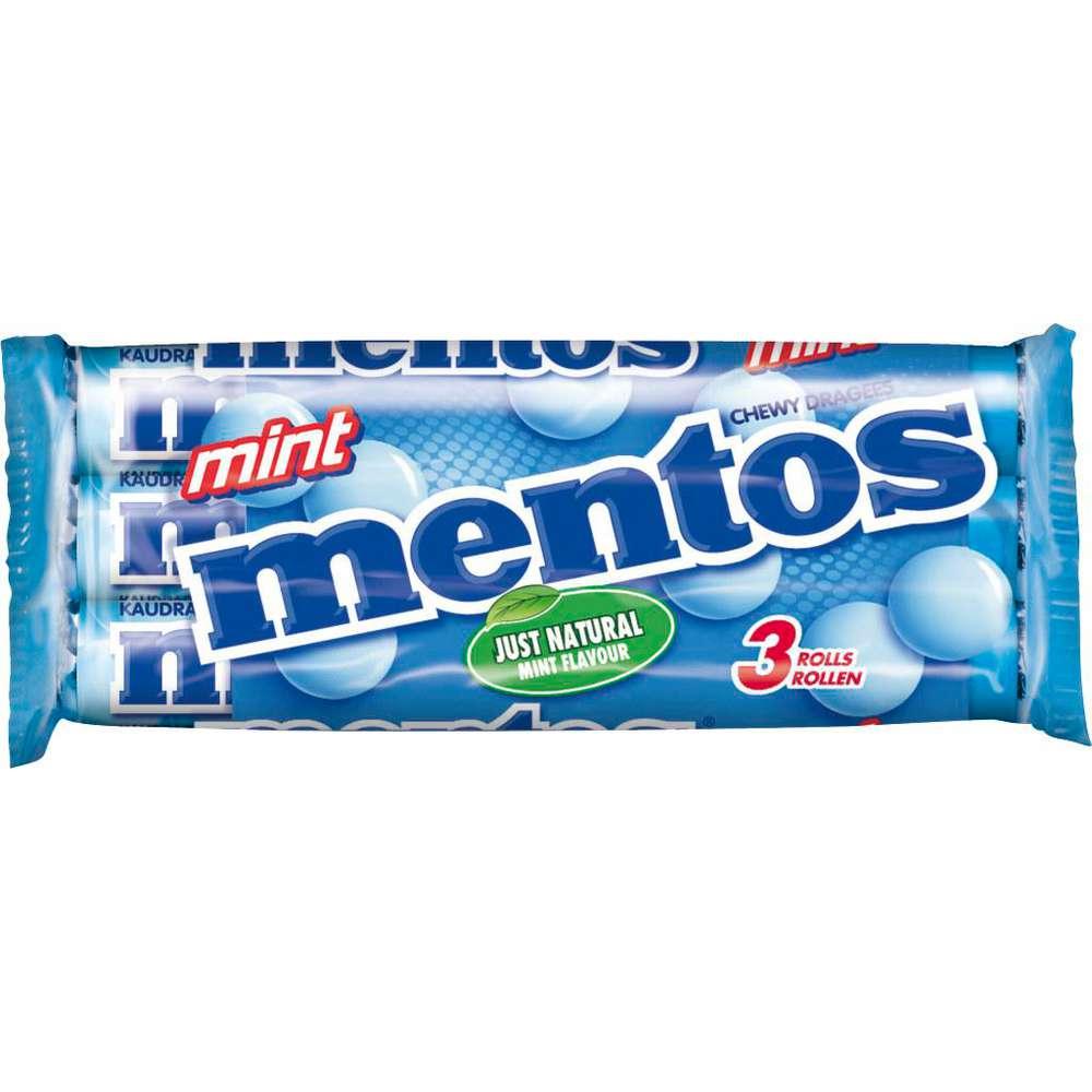 Chewy sweets, mint, pack of 3 (3x 0.038 kilograms)