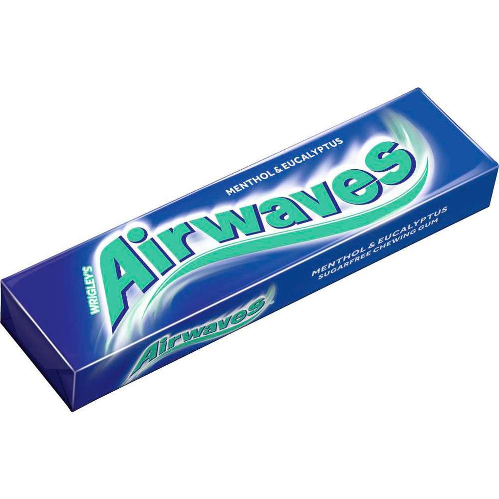 Chewing gum, menthol & eucalyptus
