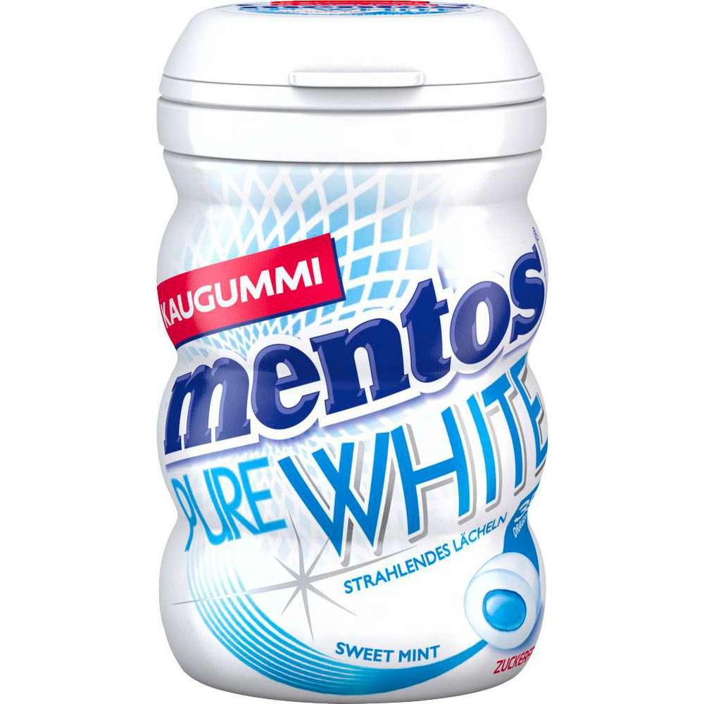 Chewing gum dragees Pure White Sweet Mint, sugar-free
