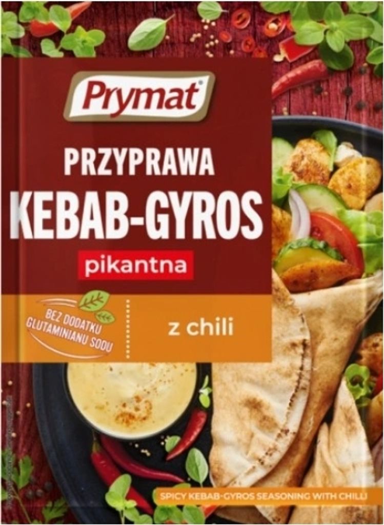 Kebab gyros spice with chili 30g - Prymat