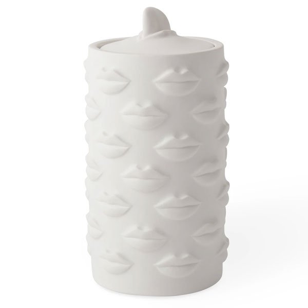 Gala Cookie Jar Kissing Mouth Biscuit Jar by Jonathan Adler -