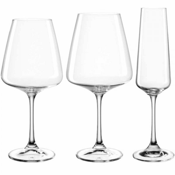 Paladino goblet glass set by Leonardo