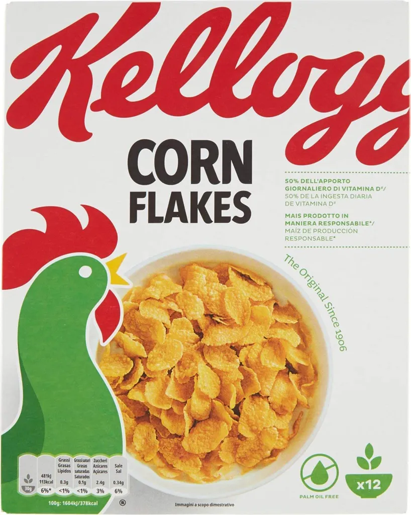 Kellogg's Cornflakes the crispy classic breakfast cereal 500g