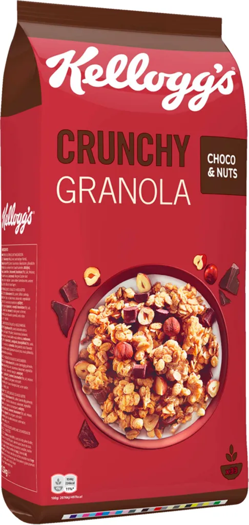 Kelloggs Crunchy Granola Choco and Nuts crunchy cereal 1500g