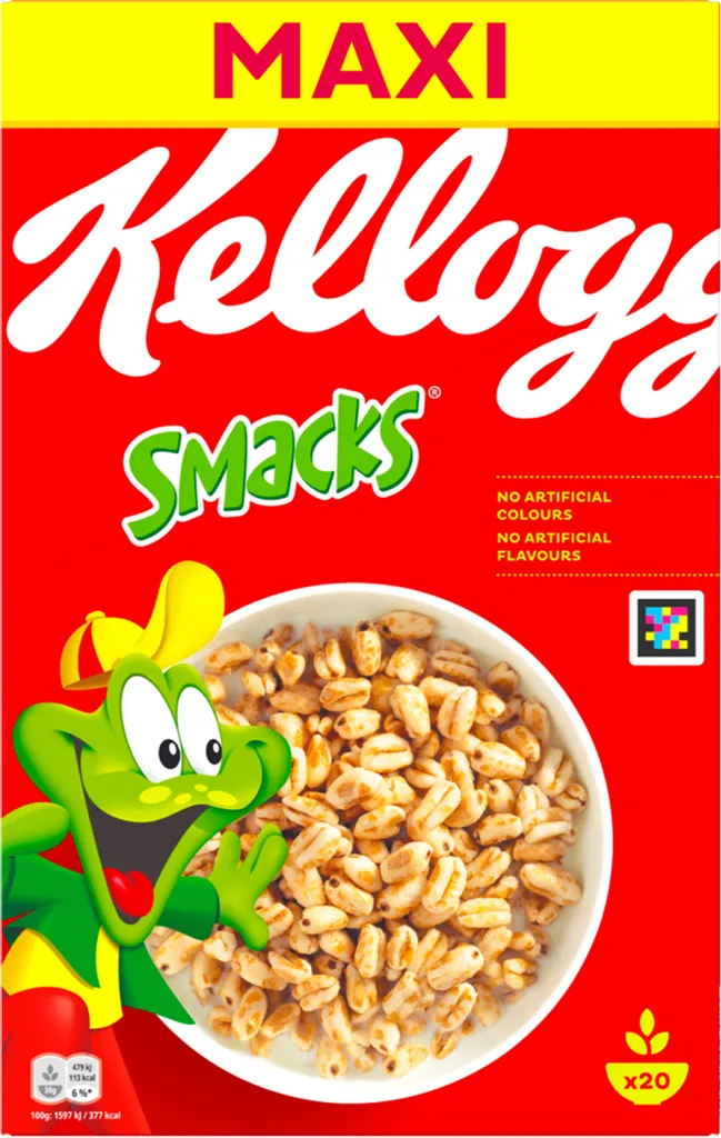 Kellogg's Smacks Puffed Wheat with Sugars 600g