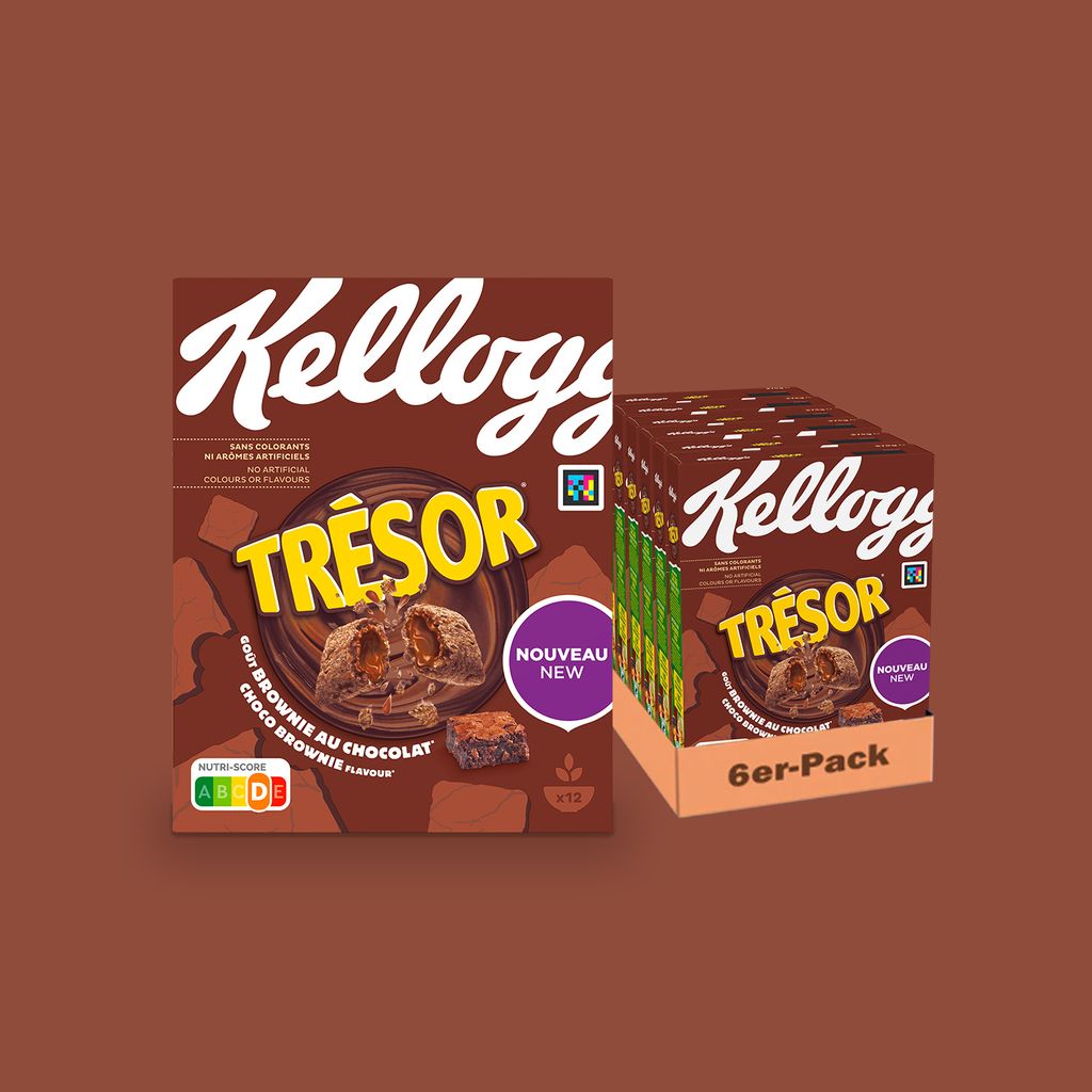 Kelloggs Tresor Chocolate Brownie - 6x 375g