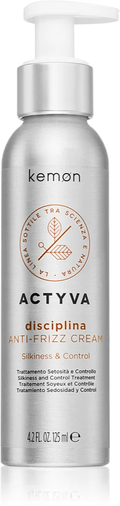 Kemon Actyva Anti-Frizz Cream for damaged hair