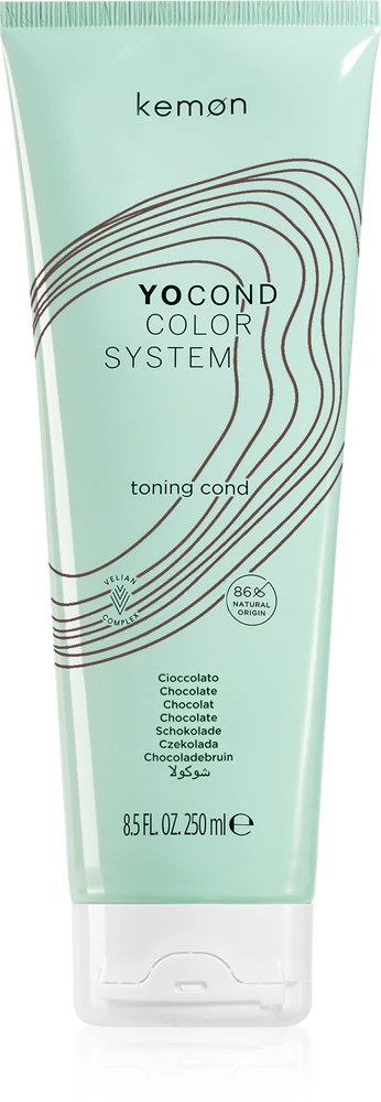 Kemon Yocond Color System Chocolate Conditioner for color refreshment for brown shades of hair