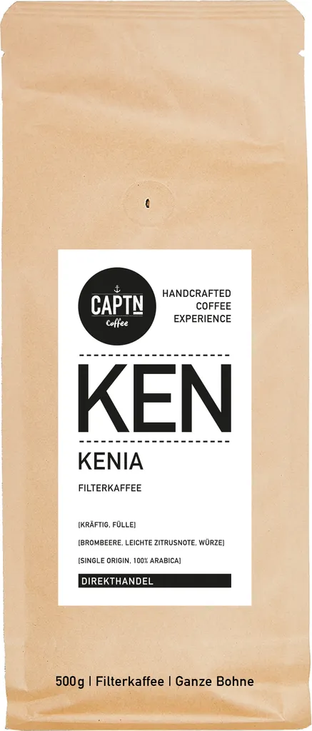 KENYA coffee whole bean | Strong, blackberry, light citrus notes | 500g | Specialty coffee from direct trade