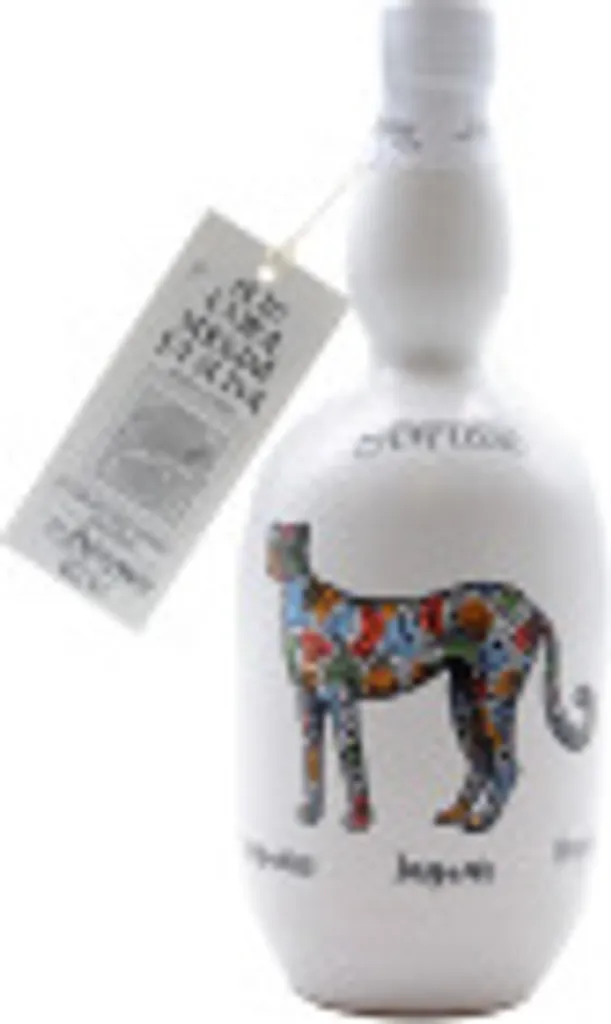 Keramikflasche Leopard mit Olivenöl Extra Vergine 500 ml Olio Anfosso