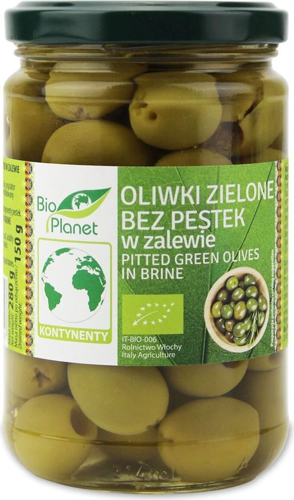 Seedless Green Olives Inmarines 280 g (150 g) -Planet