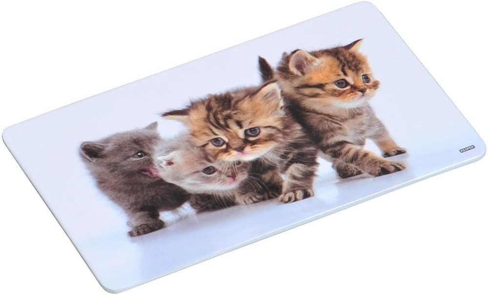 Kesper 31220 Decorative Boards with Cat Motif Melamine 23.5 x 14.5 cm