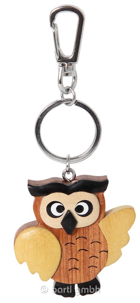 Keychain Owl Assorted 190