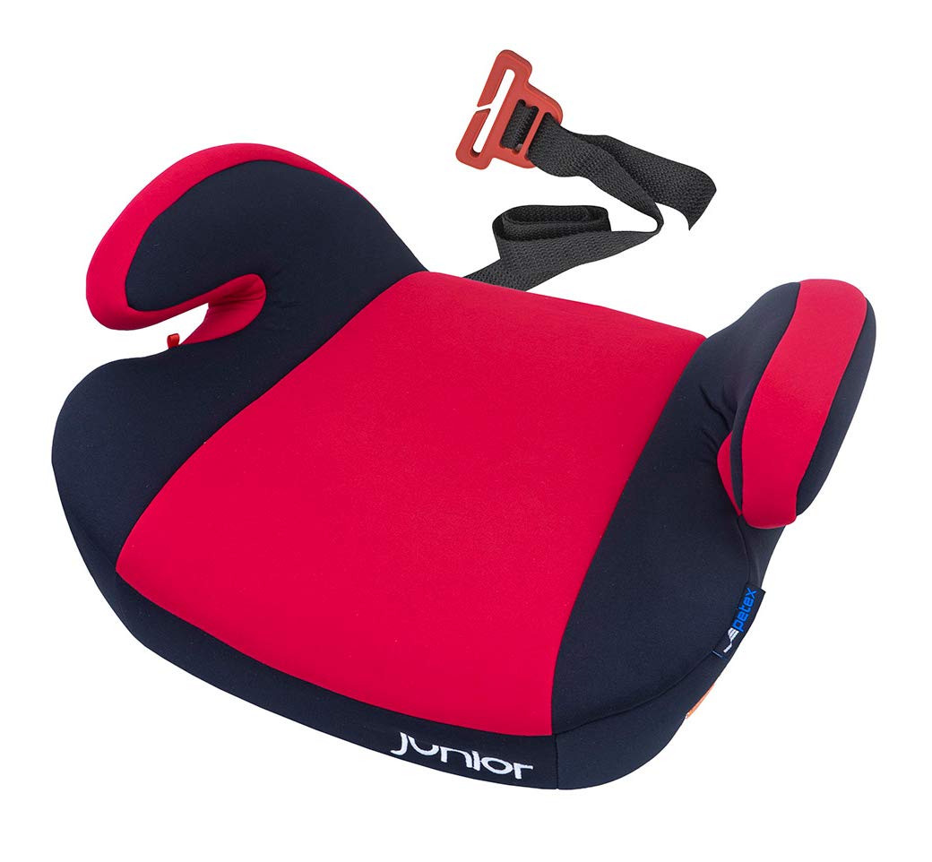 Petex Maja Child Booster Seat with ISOFIX Attachment System ECE Group 3 for Children from Approx. 7-12 Years 22-36 kg Red