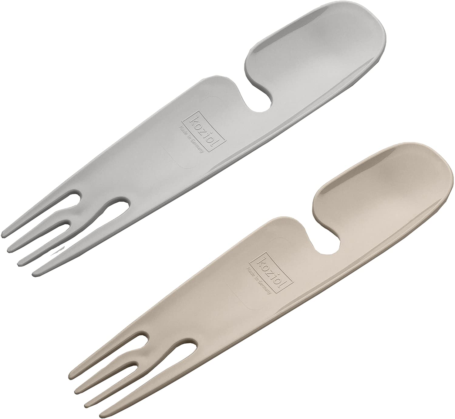 Koziol Shadow Spoon in Grey/Taupe, Plastic, 25 x 25 x 15 cm