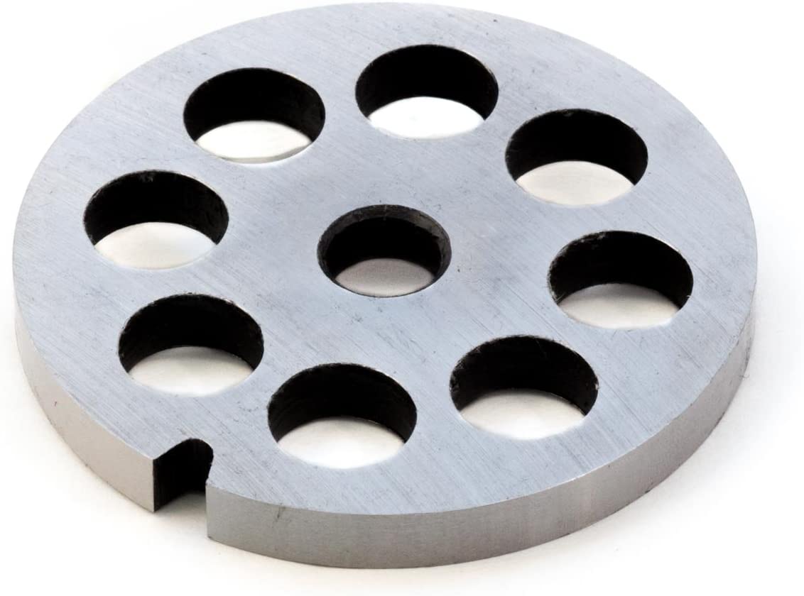 A.J.S. Unger Enterprise Perforated Disc for Mincer No. 22 / Diameter 16 mm Perforated Disc for Meat Grinder Disc Replacement Plate Size 22/16 mm