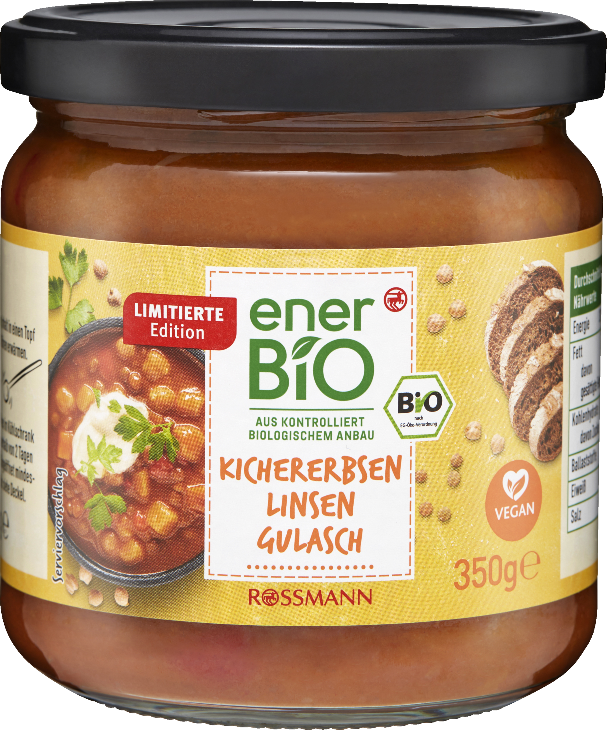 enerBiO Chickpea and lentil goulash