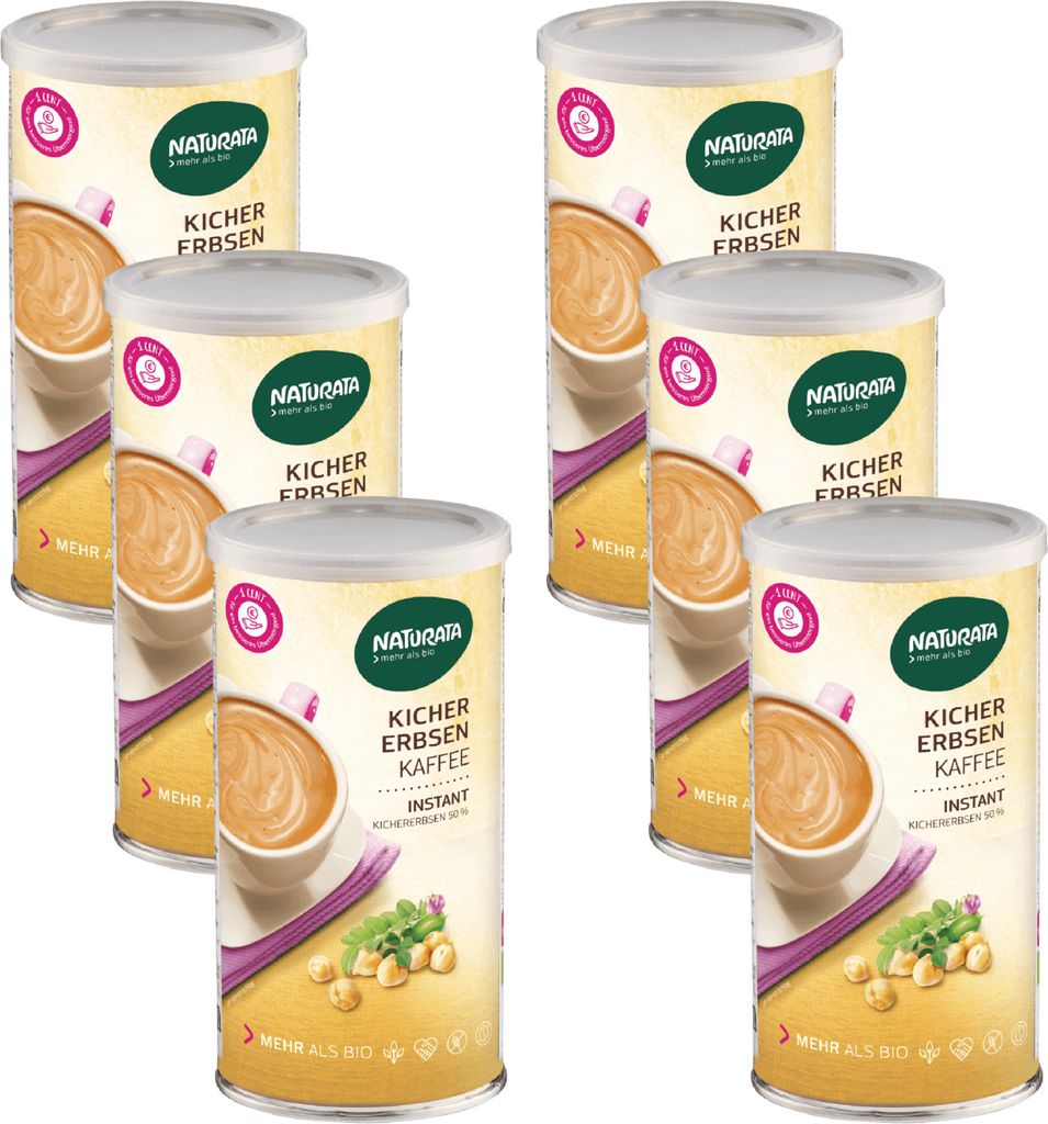 Chickpea coffee, instant, can, 6 x 100 g