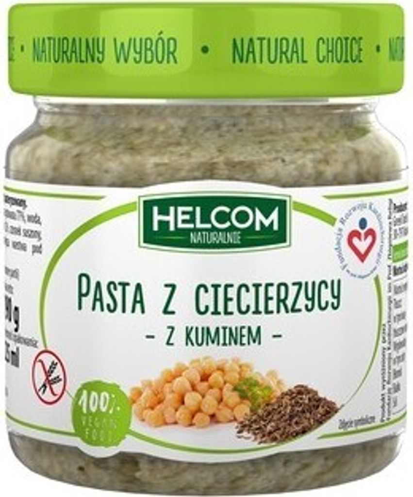 Chickpea paste with cumin 225 ml Helcom Natural