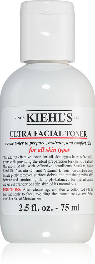 Kiehls Ultra Facial Toner gentle skin tonic for all skin types