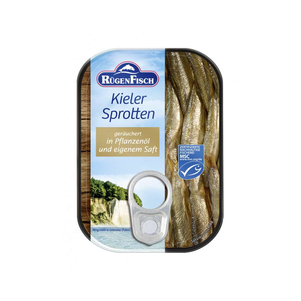 Kiel sprats, smoked