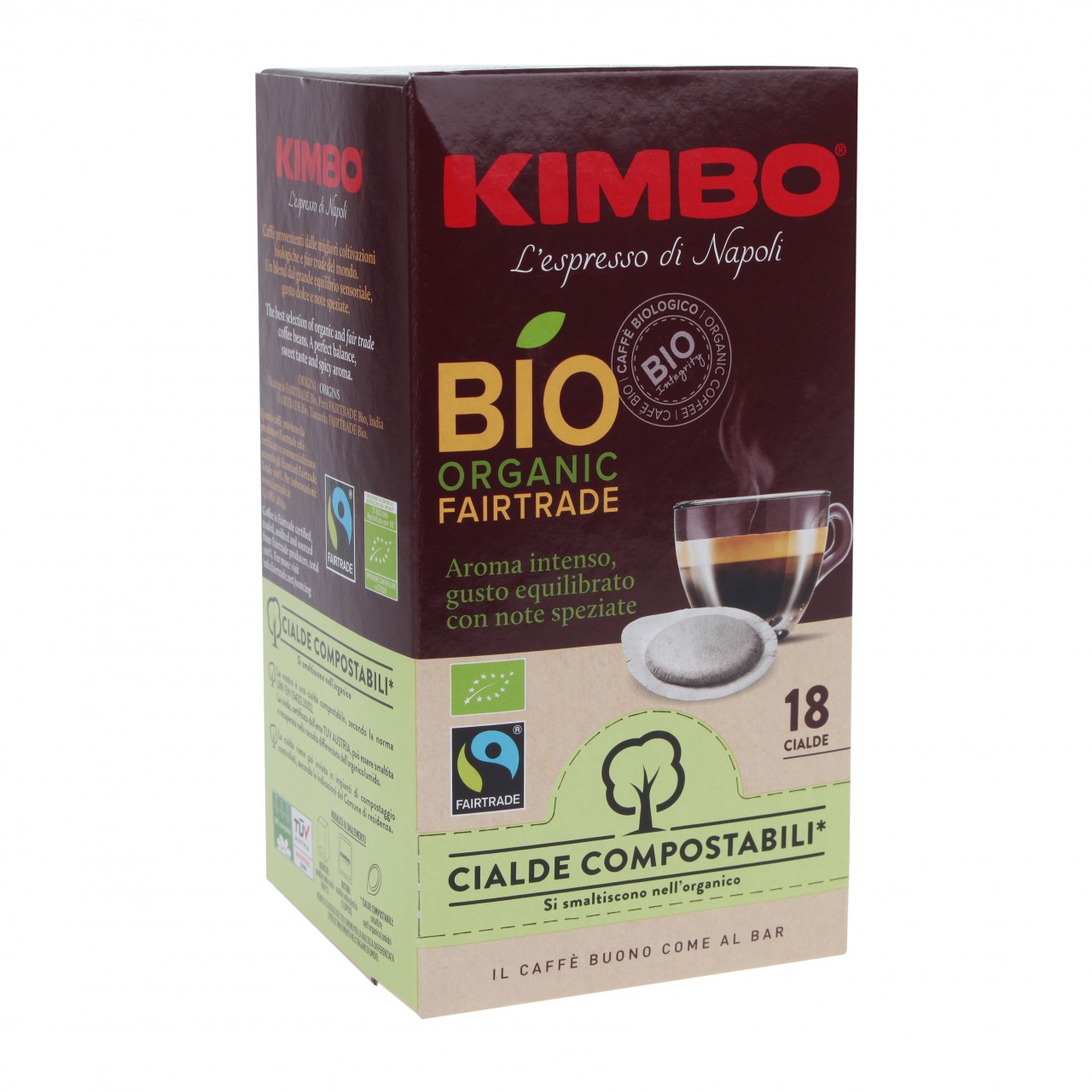 Kimbo Bio Organic E. S. E-Pads 18 Pieces