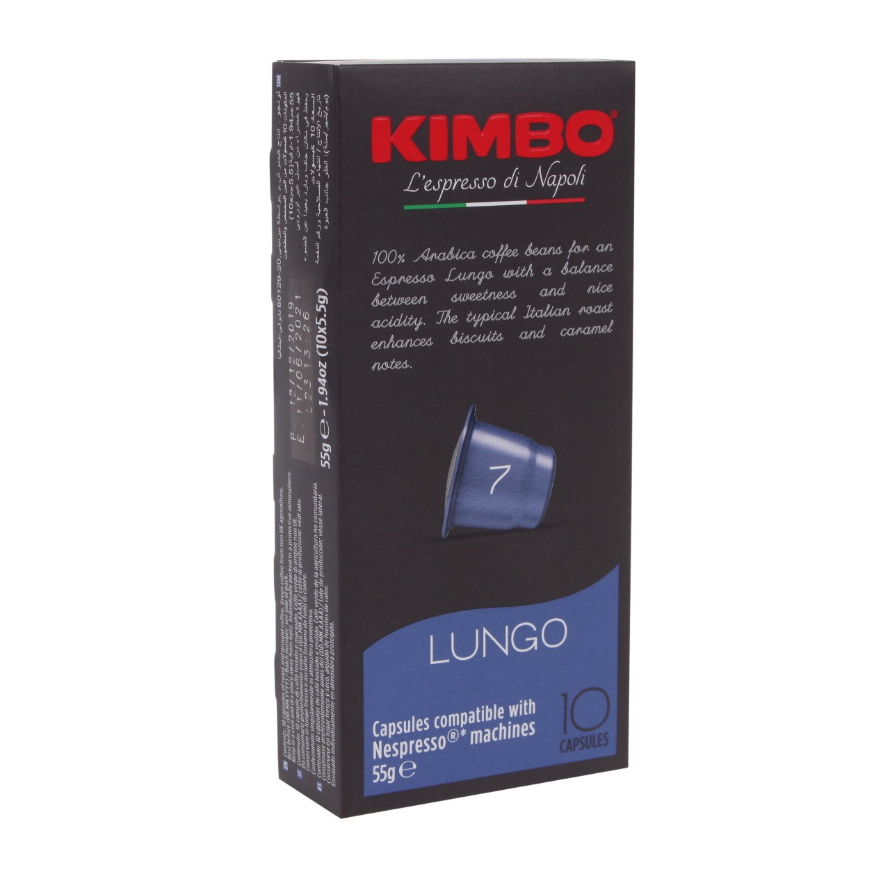 Kimbo Lungo 10 Capsules