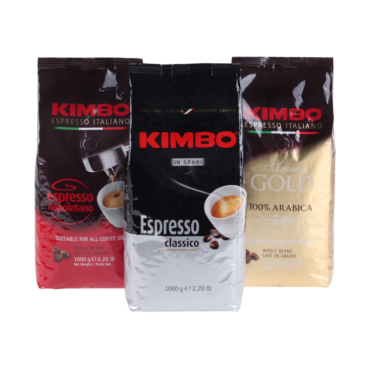 Kimbo-Saving Package 3 X 1000G Beans