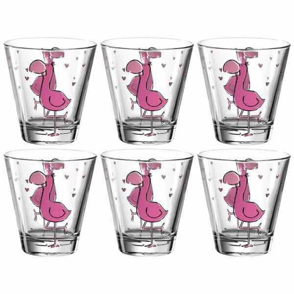 Children's glasses Flamingo Bambini (6 glasses) from Leonardo