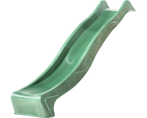 Children's slide without frame axi Sky230 slide with water connection green plastic green