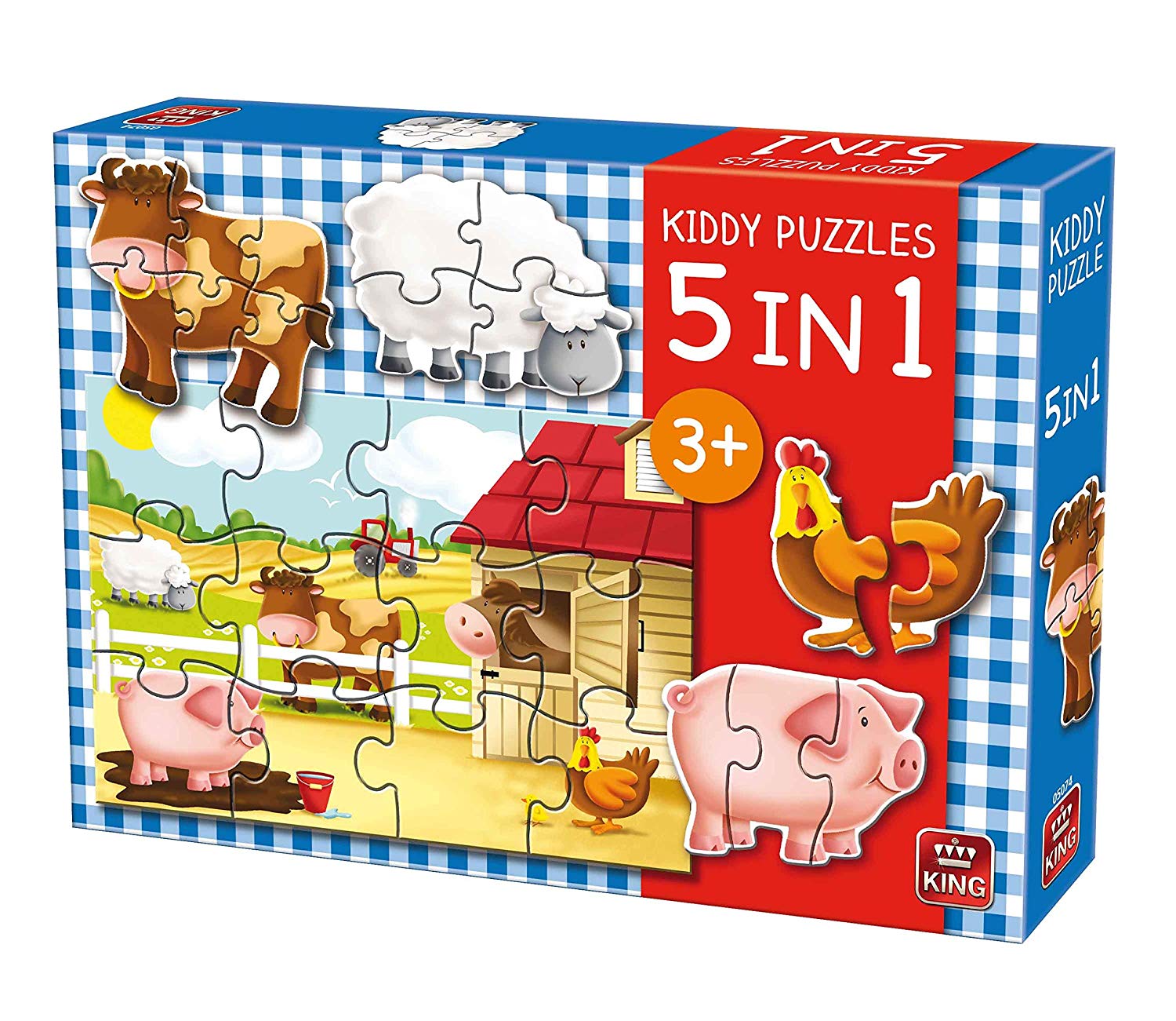 King 5074 Playstation Kiddy Farmyard Jigsaw Puzzle