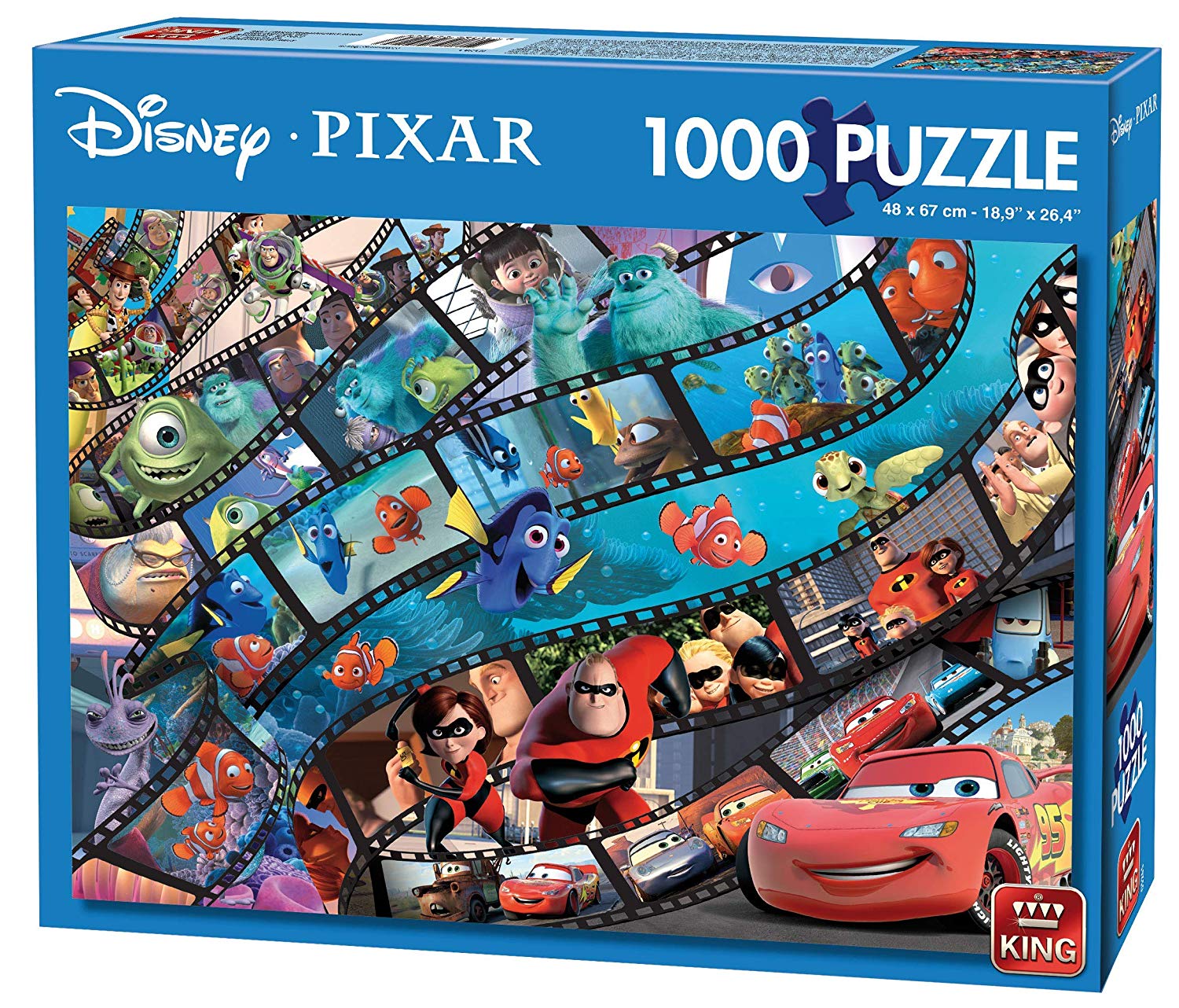 King 5265 Disney Pixar Film Magic Puzzle (1000 Pieces)