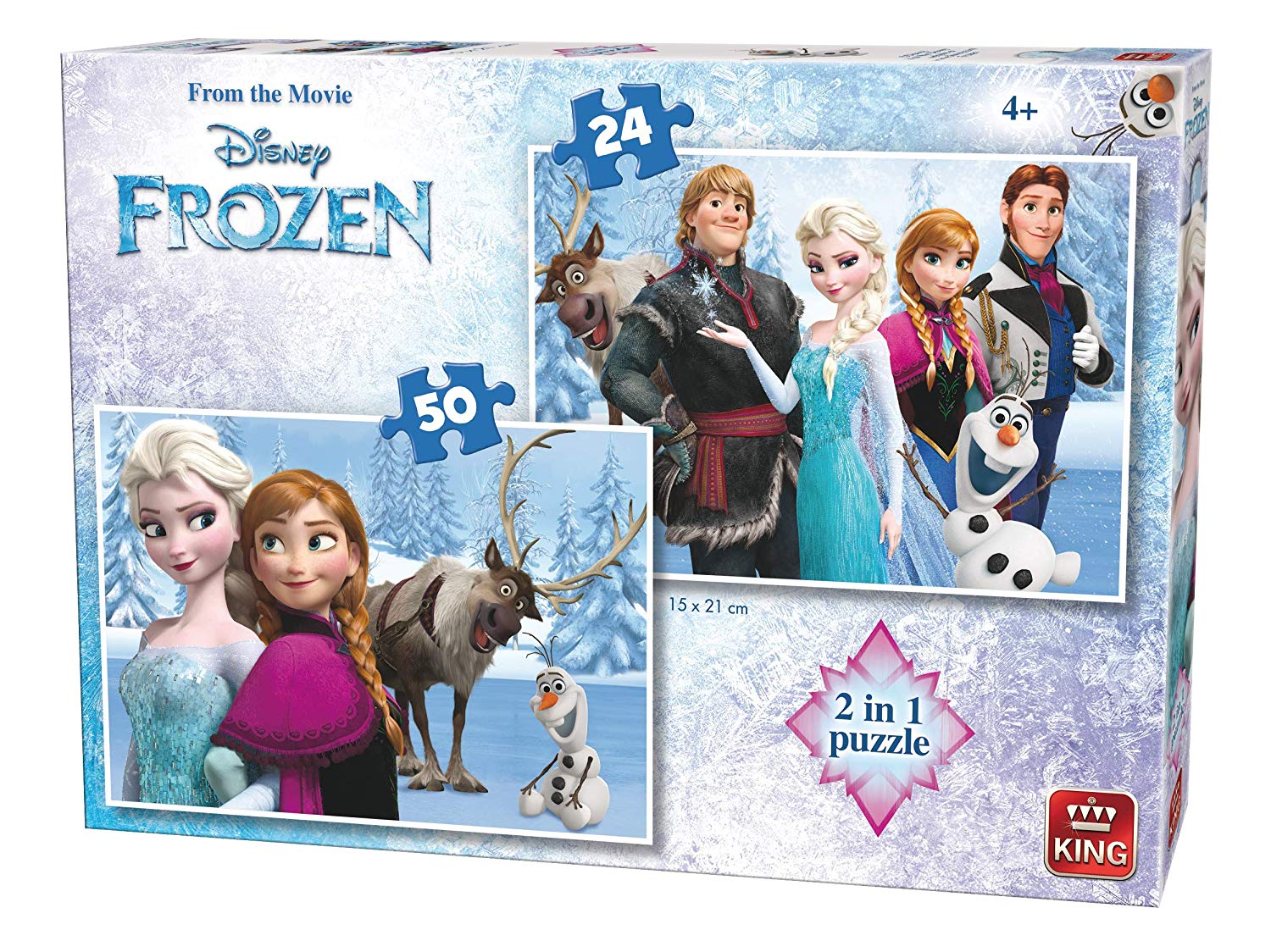 King 5413 2-In-1 Frozen Puzzle