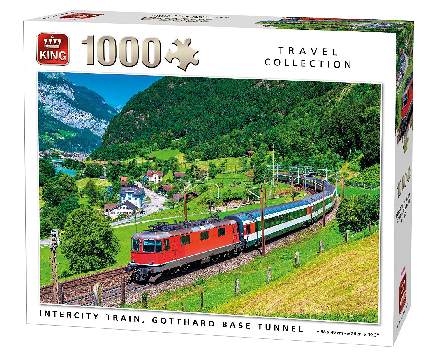 King 5716 Intercity Train Gotthard Switzerland Puzzle