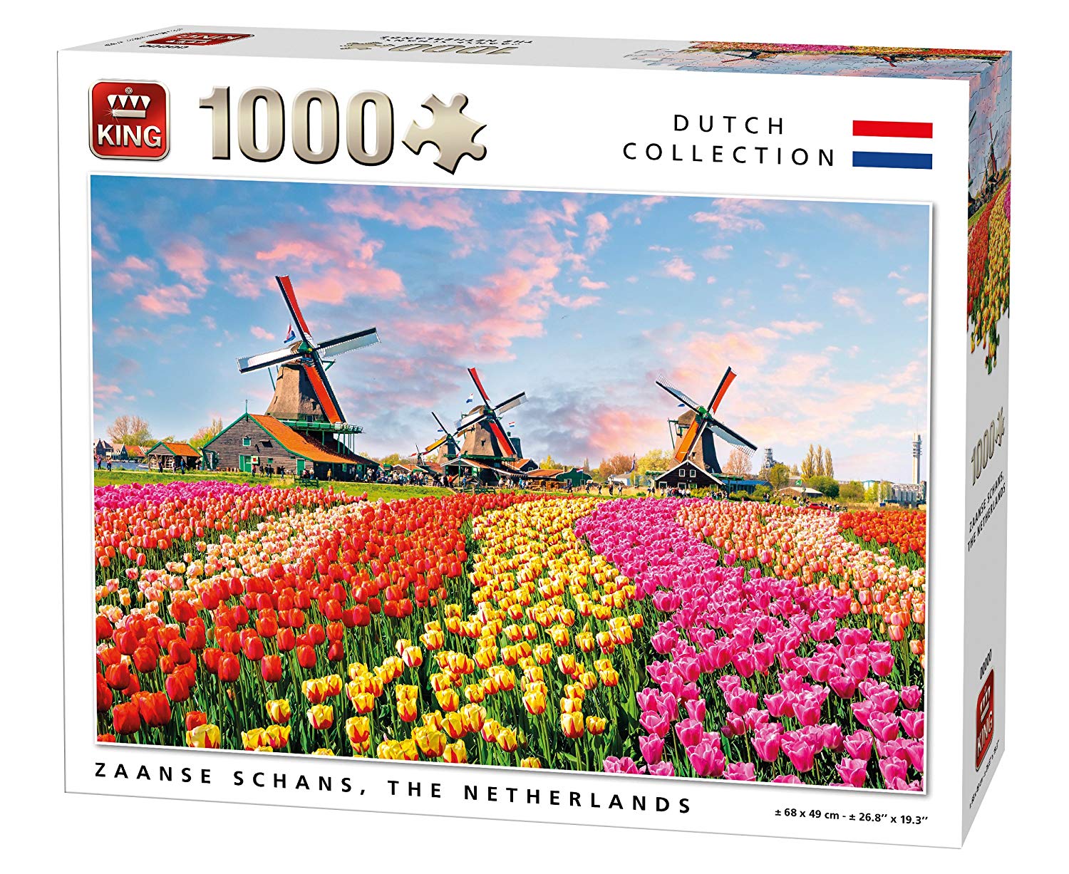 King 5722 Windmill And Tulips Puzzle