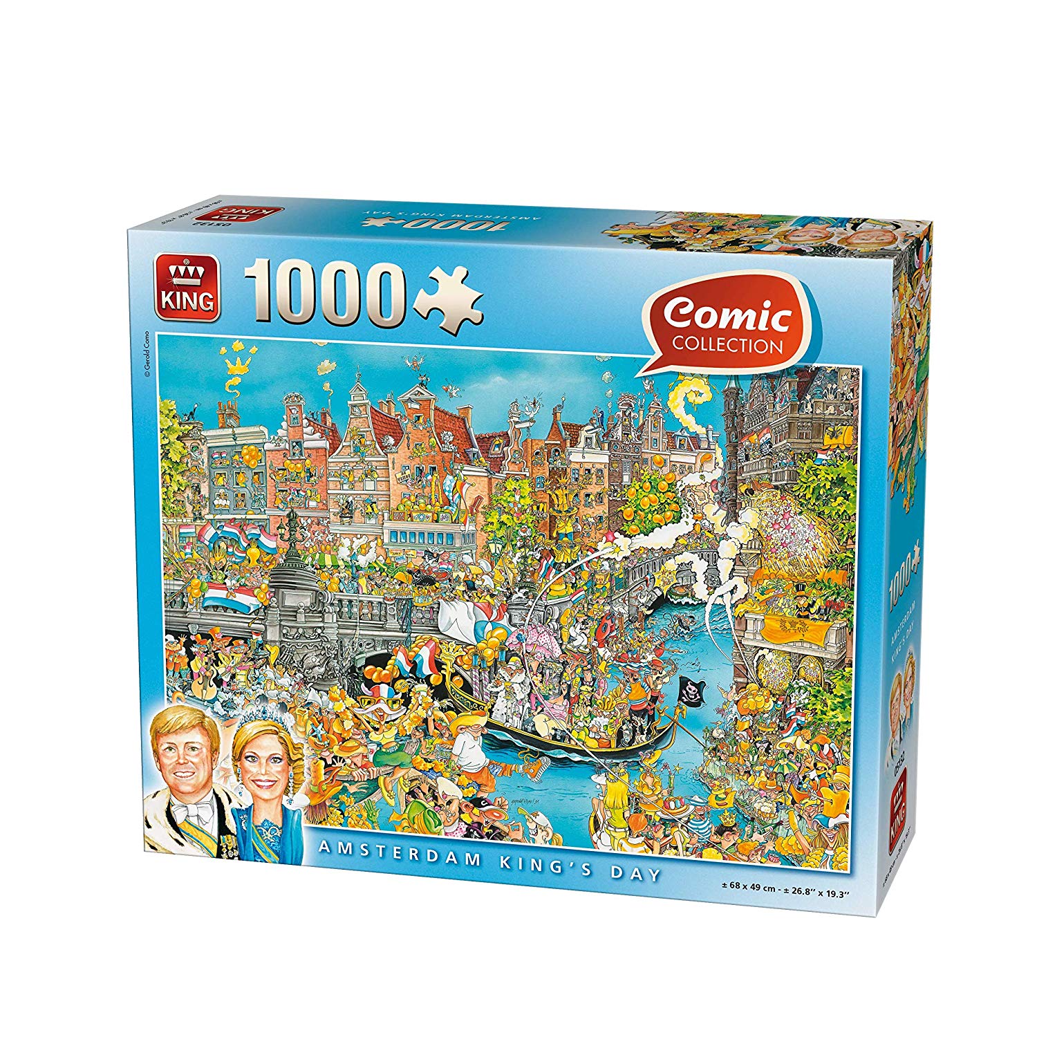 King Amsterdam Queens Day Puzzle (1000 Pieces)