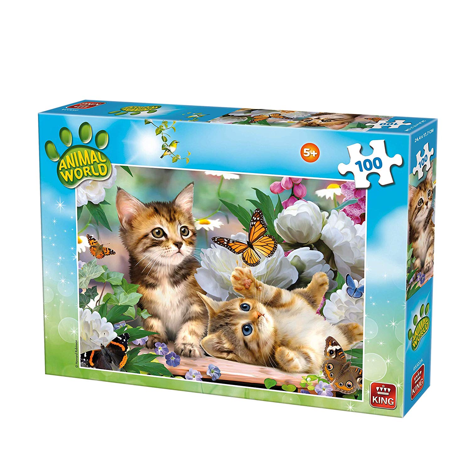 King Puzzle Animal World Jigsaw Puzzle 100 Pieces