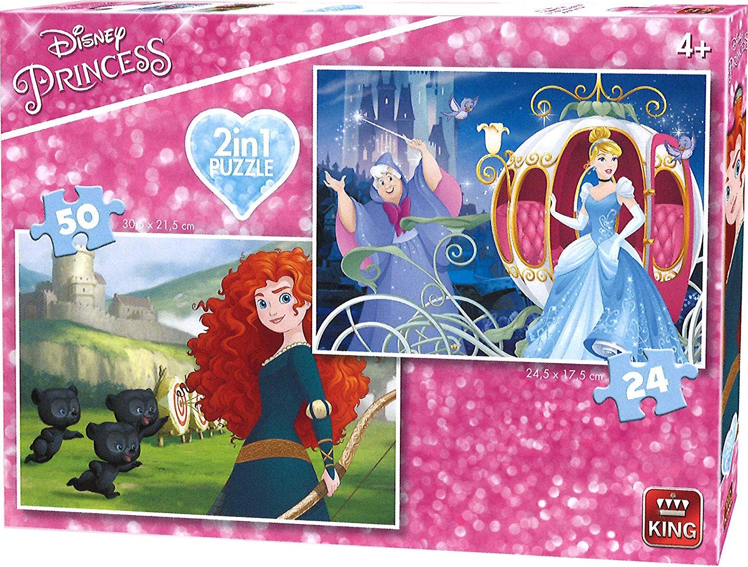 King Puzzles Disney Princess 2 In 1 – (24,50) –