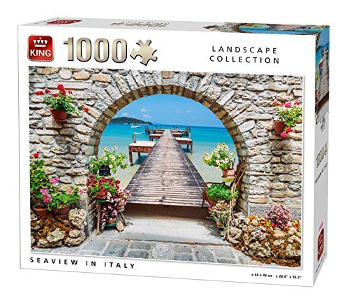 King Seaview In Italy Jigsaw Puzzle (1000 Pieces)