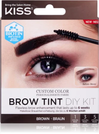 KISS Brow Tint DIY Kit Color for the eyebrows