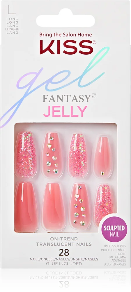 KISS Gel Fantasy Jelly artificial nails
