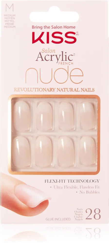 KISS Nude Nails Graceful artificial fingernails medium