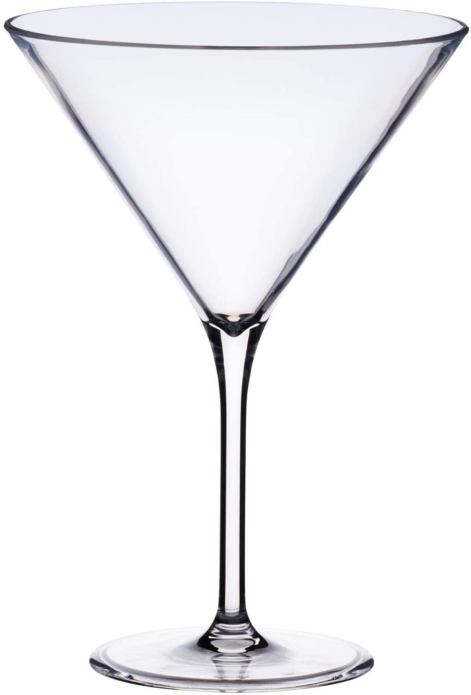 KitchenCraft Kitchen Craft Bar Craft Clear Plastic Martini Cocktail Glass, 250 ml/9 fl oz)