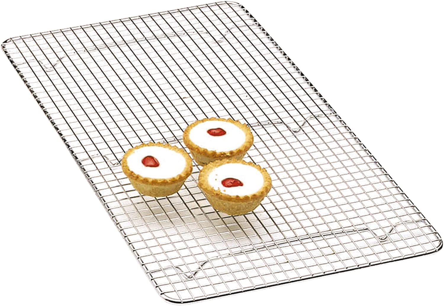 KitchenCraft Kitchen Craft Chrome Plated Deluxe Oblong Cake Cooling Tray 46cm x 25cm