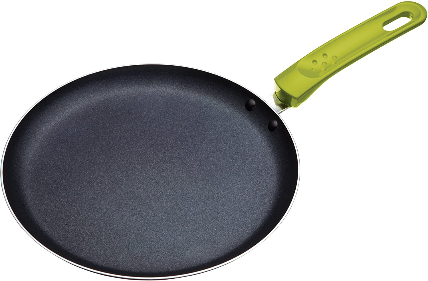 Kitchen Craft Colourworks Non-Stick Crepe Pan, 24 cm - Green