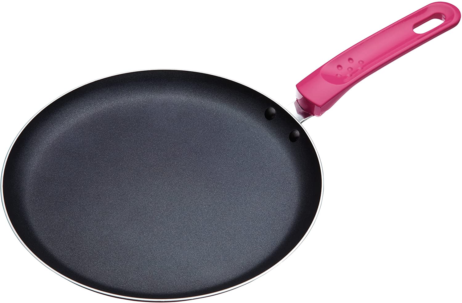Kitchen Craft Colourworks Non-Stick Crepe Pan, 24 cm - Pink