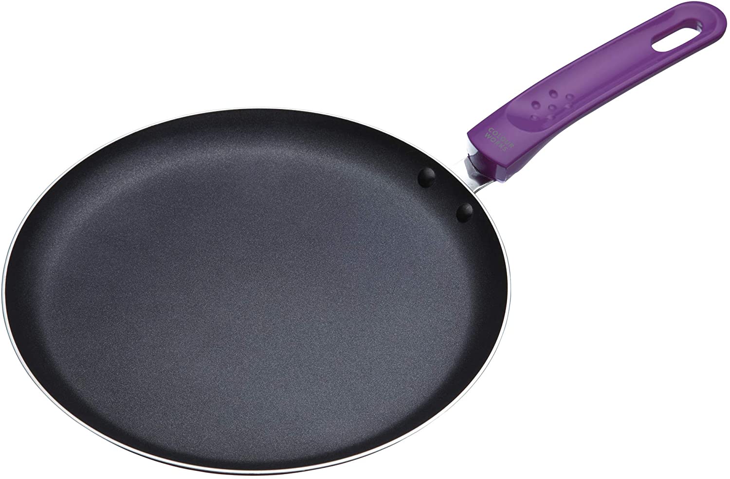 KitchenCraft Kitchen Craft Colourworks Non-Stick Crepe Pan, 24 cm - Purple